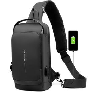 Bolso Canguro Anti Robo Con Clave y Usb