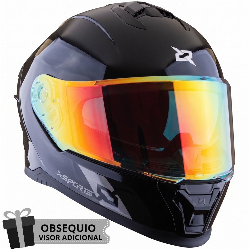 Casco X-Sports M73 Sv Solid Black