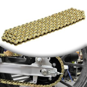 Cadena Reforzada para Moto 520HO O-Ring y 122 Eslabones Dorada Sellada