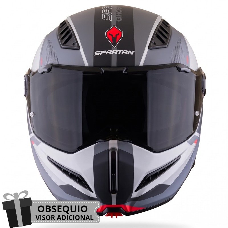Casco Abatible Spartan GhostFighter Sv Kombat C12